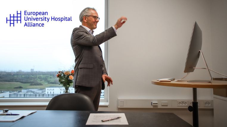 CEO Poul Blaabjerg received the announcement at an online meeting on Monday that the EUHA Steering Committee has decided to accept Aarhus University Hospital as a new member.